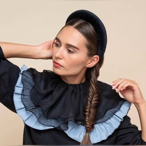 Bluetiful Miano Classic Velvet Headband  Black